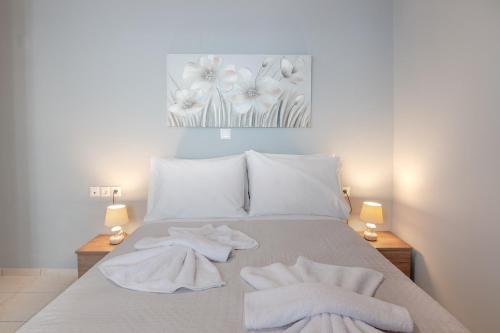 Cama o camas de una habitación en Evant