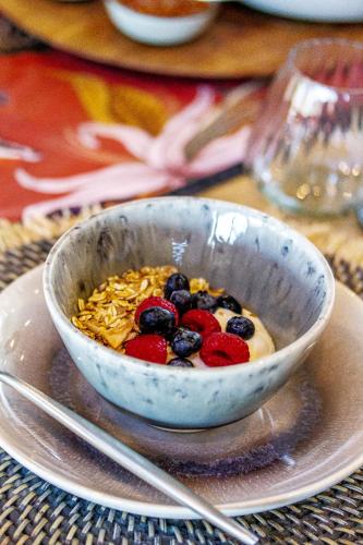 Jídlo v vily nebo okolí