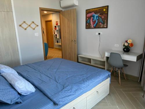 Postel nebo postele na pokoji v ubytování Aria Vũng Tàu