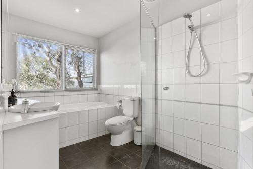 Phòng tắm tại Bluegums at Lorne