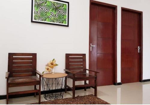 Χώρος καθιστικού στο JOBO Guest House 4BR