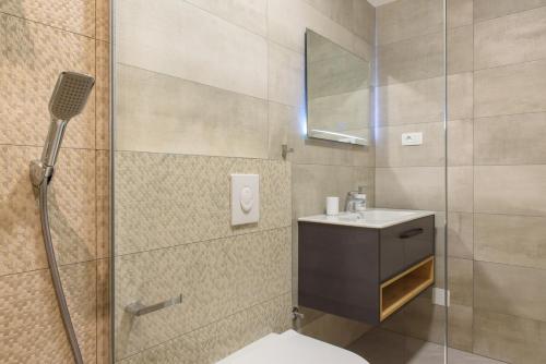Ένα μπάνιο στο Terraced house Malo Misto