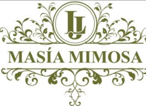 a logo for masica minnesota with a letter j at Masia Mimosa in Darnius