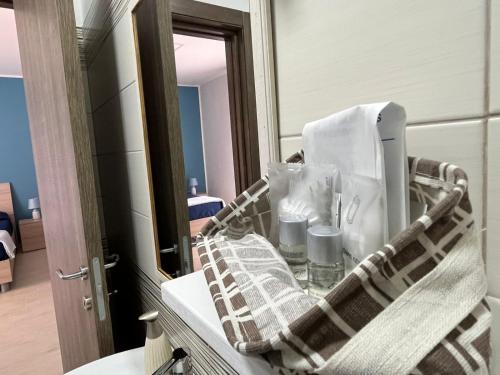 Ένα ή περισσότερα κρεβάτια σε δωμάτιο στο B&B Alessia