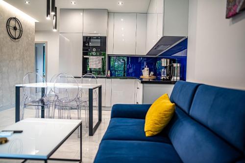 Kuchyňa alebo kuchynka v ubytovaní Luksusowy apartament na Starym Miescie