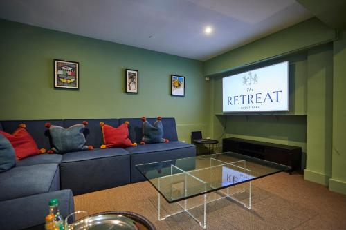 Zona de estar de The Retreat, Elcot Park