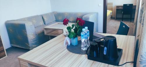 Χώρος καθιστικού στο Hotel Alpex View