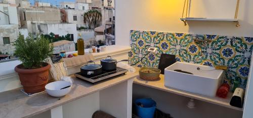 Kjøkken eller kjøkkenkrok på Casa dell'ulivo
