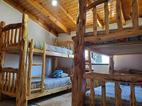 Palanda nebo palandy na pokoji v ubytování Hostal Pata de Perro