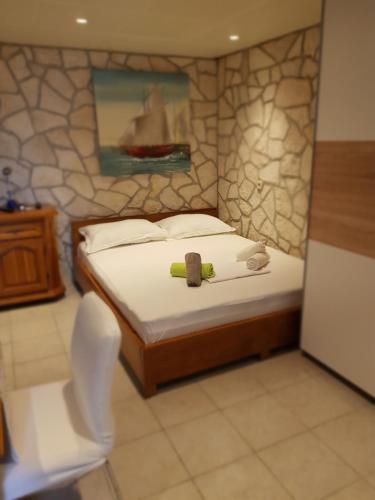 Vonios kambarys apgyvendinimo įstaigoje Studio apartment Jelinek