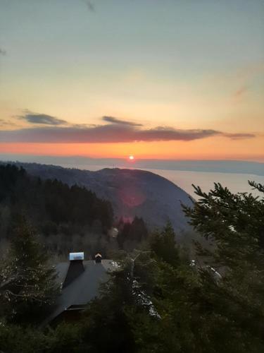 Châlet vue lac Léman à 1000 mètres d altitude