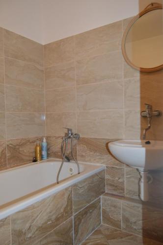 Koupelna v ubytování Bohemica Apartman 1
