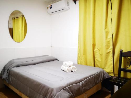 Katil atau katil-katil dalam bilik di Casablanca Termal Apart-Hotel