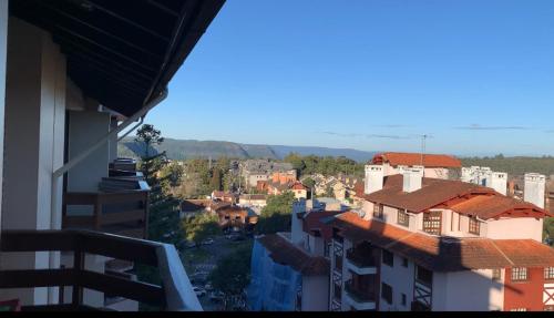 a view of a city from a building at Apart Hotel Pousada do Serrano in Gramado