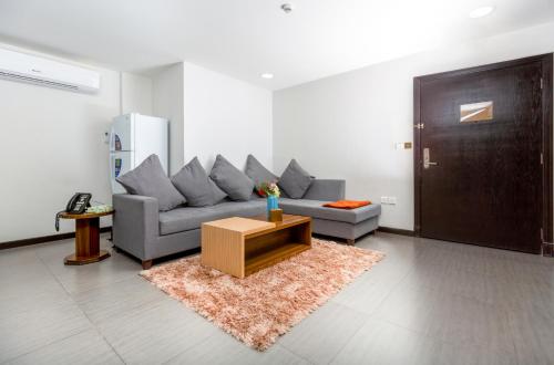 Posezení v ubytování Terrace View Serviced Apartments 1