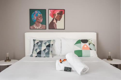 Katil atau katil-katil dalam bilik di Volturno3 Suites & more