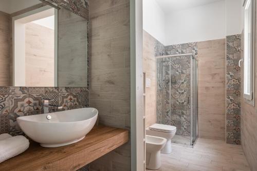 Bilik mandi di Volturno3 Suites & more