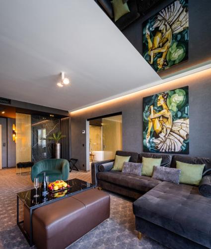 Гостиная зона в Hotel Bodrog Wellness & Elix Spa