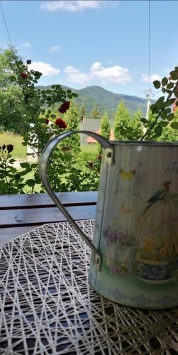 別荘から撮影された、または一般的な山の景色