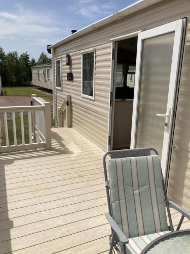 Balkón nebo terasa v ubytování Birchington vale caravan holiday park