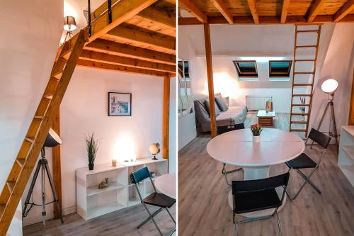 Posedenie v ubytovaní Le Chaudron d'Or - 41m2 - Hyper Centre - Mezzanine - Clim - WIFI HD