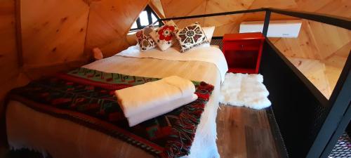 Postel nebo postele na pokoji v ubytování Domo Carpe diem Patagonia