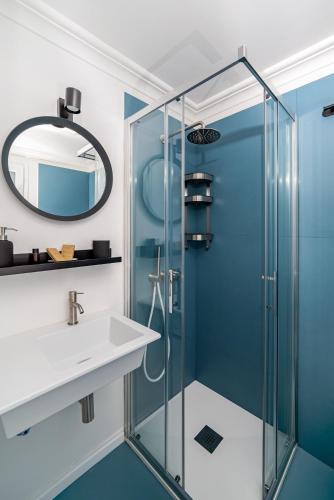 Ванная комната в Capri Blue Luxury Villa Le Tre Monelle