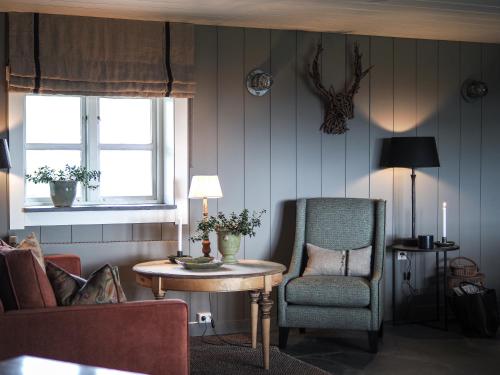 Posezení v ubytování Danebu Kongsgaard - Boutique Hotel