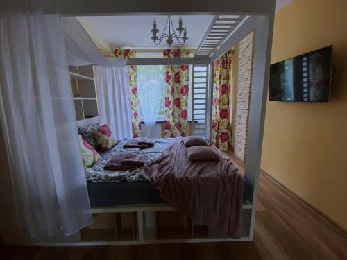 Posteľ alebo postele v izbe v ubytovaní Comfort Apartment 2 rooms 65m2
