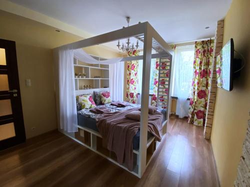 Letto o letti in una camera di Comfort Apartment 2 rooms 65m2