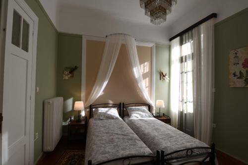 Postel nebo postele na pokoji v ubytování Alegria house