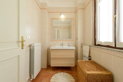 Koupelna v ubytování La Casa di Claudia