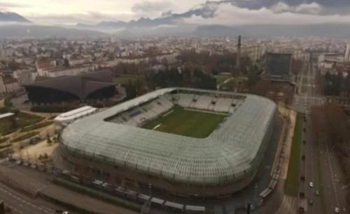 Vista general de Grenoble o vista desde el apartamento