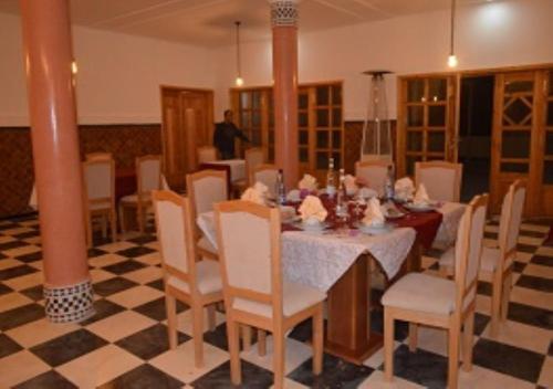 Restaurace v ubytování Riad Tin Hinane