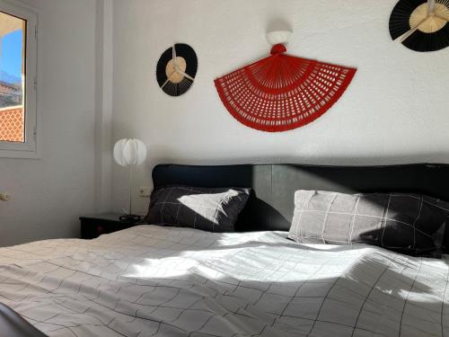 Postel nebo postele na pokoji v ubytování Finca de la Msica - Flamenco