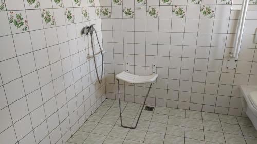 Kúpeľňa v ubytovaní Hotel Hospodářský dvůr Bohuslavice