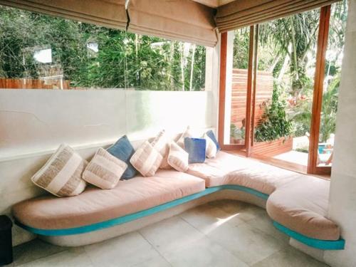 Χώρος καθιστικού στο Villa Merdu Ubud