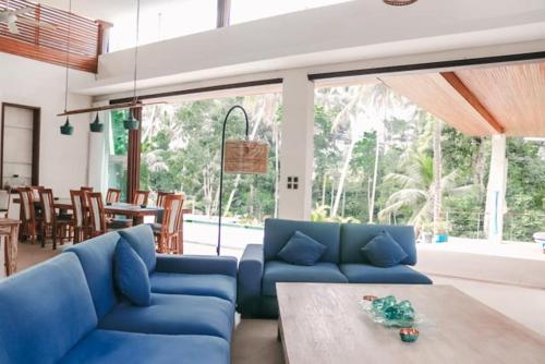 Χώρος καθιστικού στο Villa Merdu Ubud