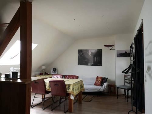 Χώρος καθιστικού στο Gästehaus Lavendel an der Mosel