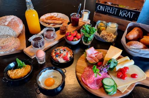 Mad på bed and breakfast-stedet eller i nærheden