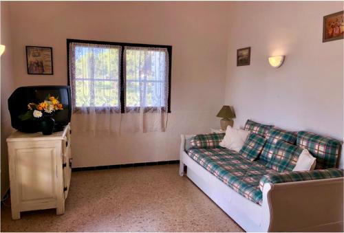 Χώρος καθιστικού στο Mas du Clos de la Barque