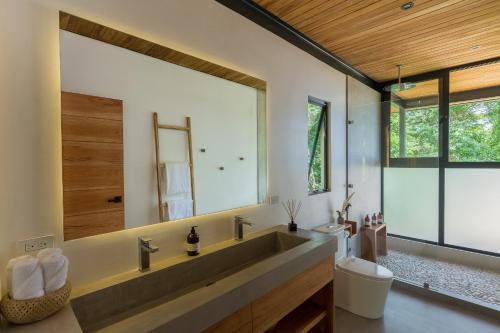Koupelna v ubytování Casa Mirame