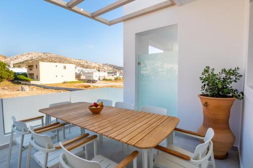 Balkón nebo terasa v ubytování Thalasidi Luxury Suites