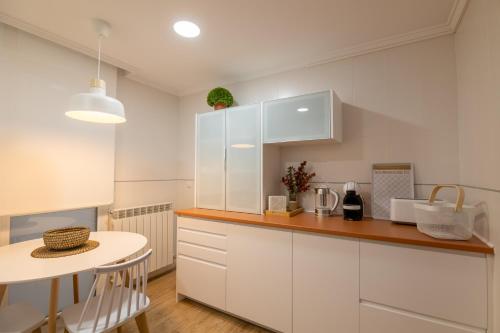 Kuchyň nebo kuchyňský kout v ubytování Apartamento REY ENEO