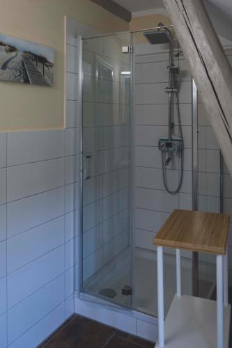 Ένα μπάνιο στο Neue moderne Wohnung in der Natur - Peter's View
