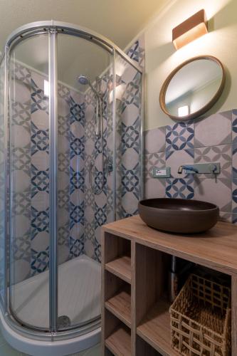 Ein Badezimmer in der Unterkunft Villa LeA