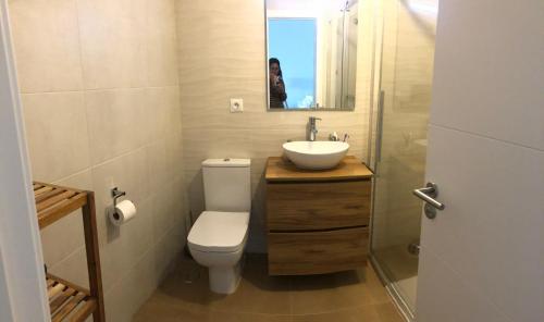 Koupelna v ubytování Apartamento Punta Candor Rota