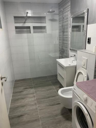 Vonios kambarys apgyvendinimo įstaigoje Apartment Aleric Makarska