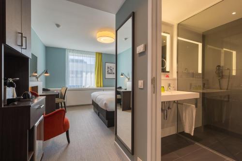 Koupelna v ubytování Thon Hotel EU