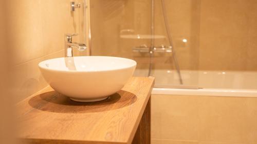 Koupelna v ubytování Hotel Savoy Špindlerův Mlýn